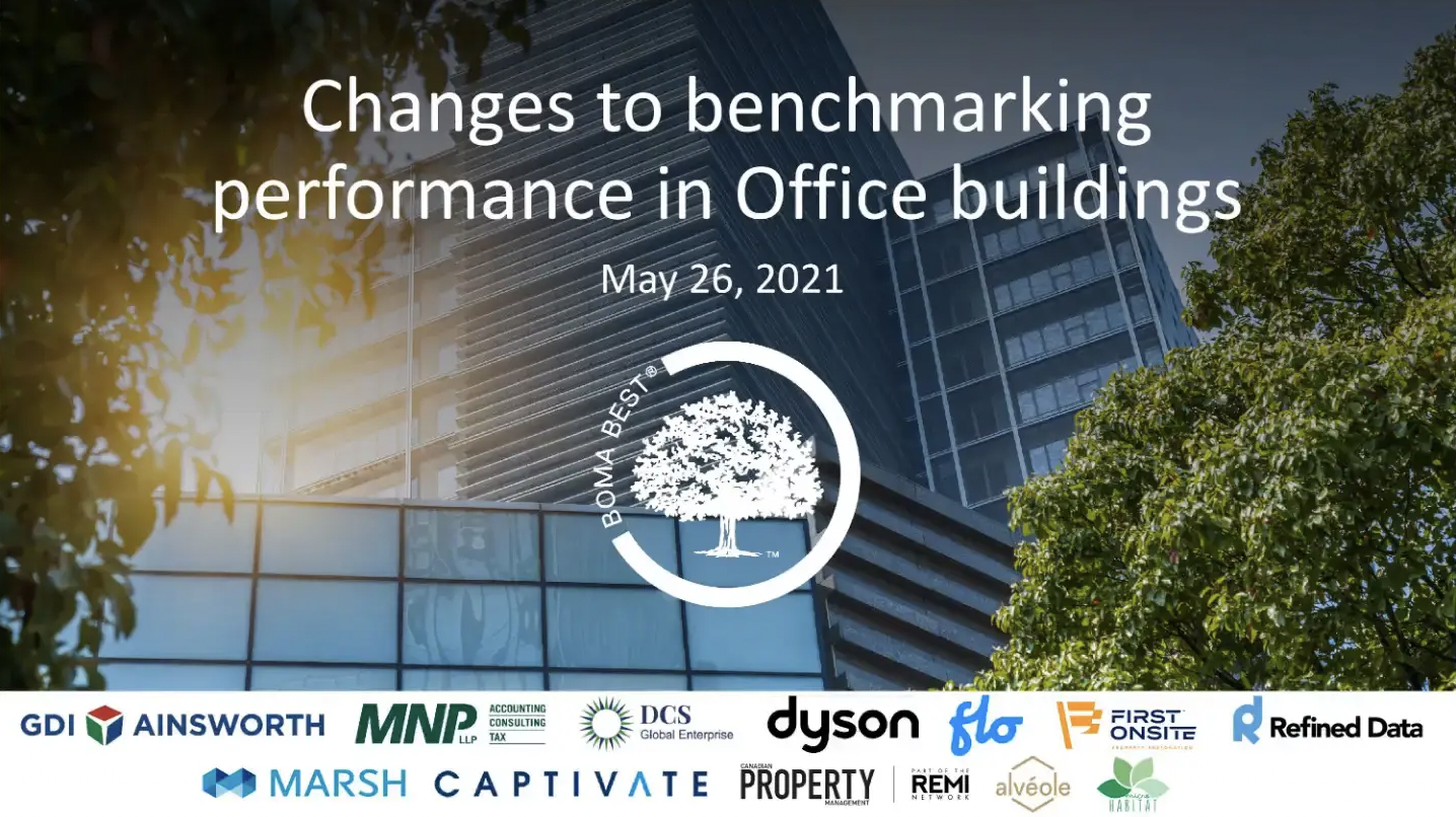 BOMA BEST - Changes to BOMA BEST Office benchmarking performance in office buildings.