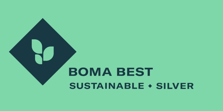 BOMA BEST - BOMA BEST sustainable silver logo for home.
